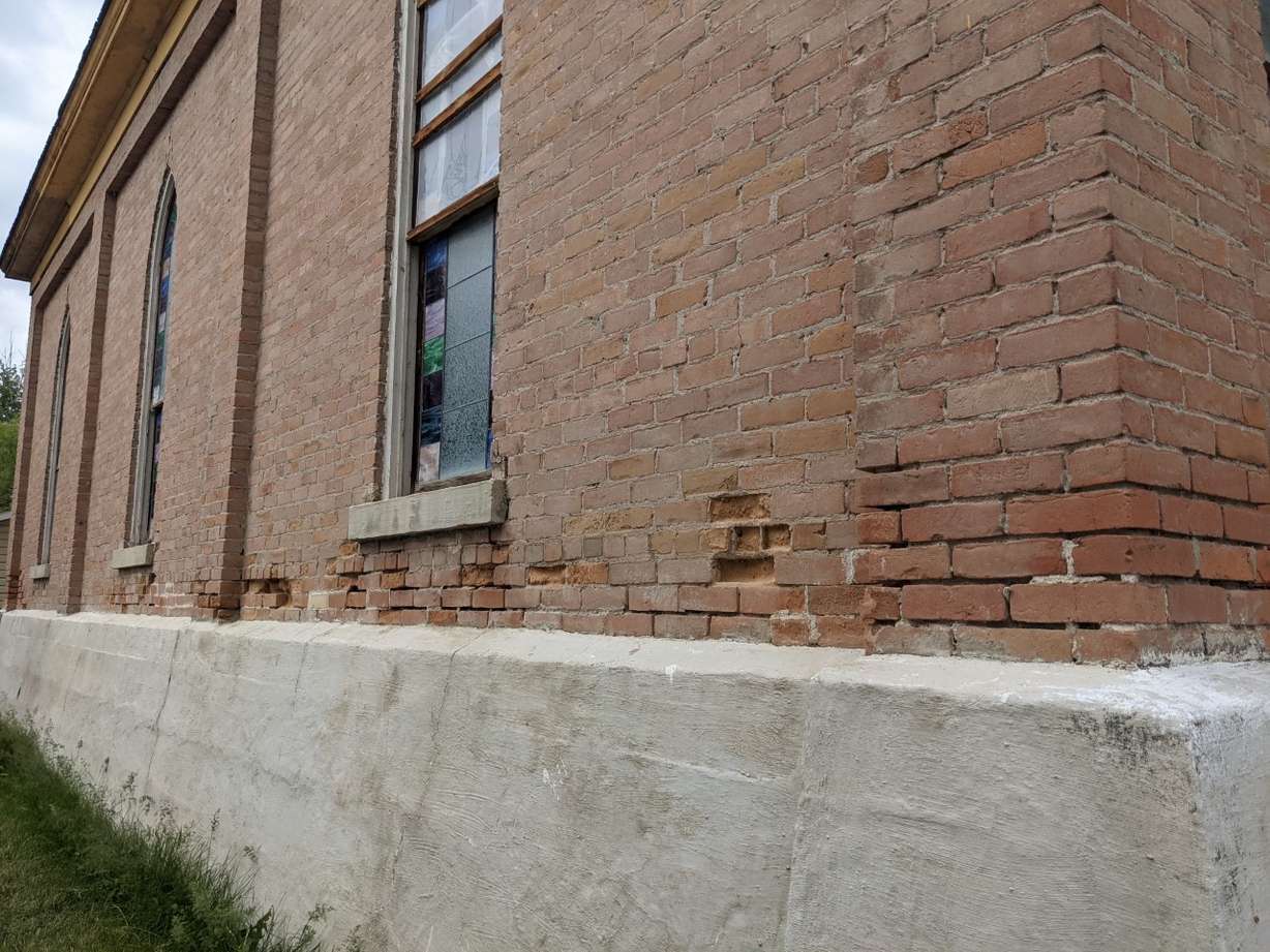 An undated photo of the exterior of the Corinne Methodist Episcopal Church and museum. Corinne City was deeded the property in 2020. It is in need of repair, estimated at about $300,000.
