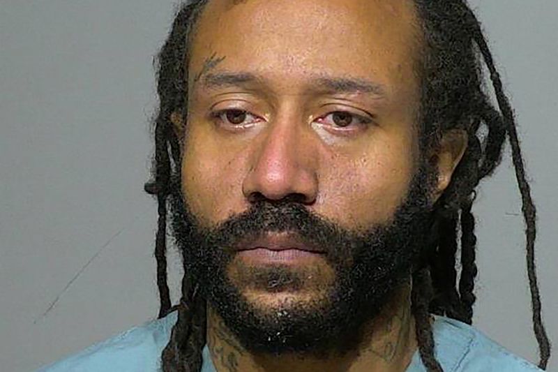 Darrell Brooks poses for a booking photograph at the Milwaukee County Jail in Milwaukee, Wisconsin, on Nov. 3.