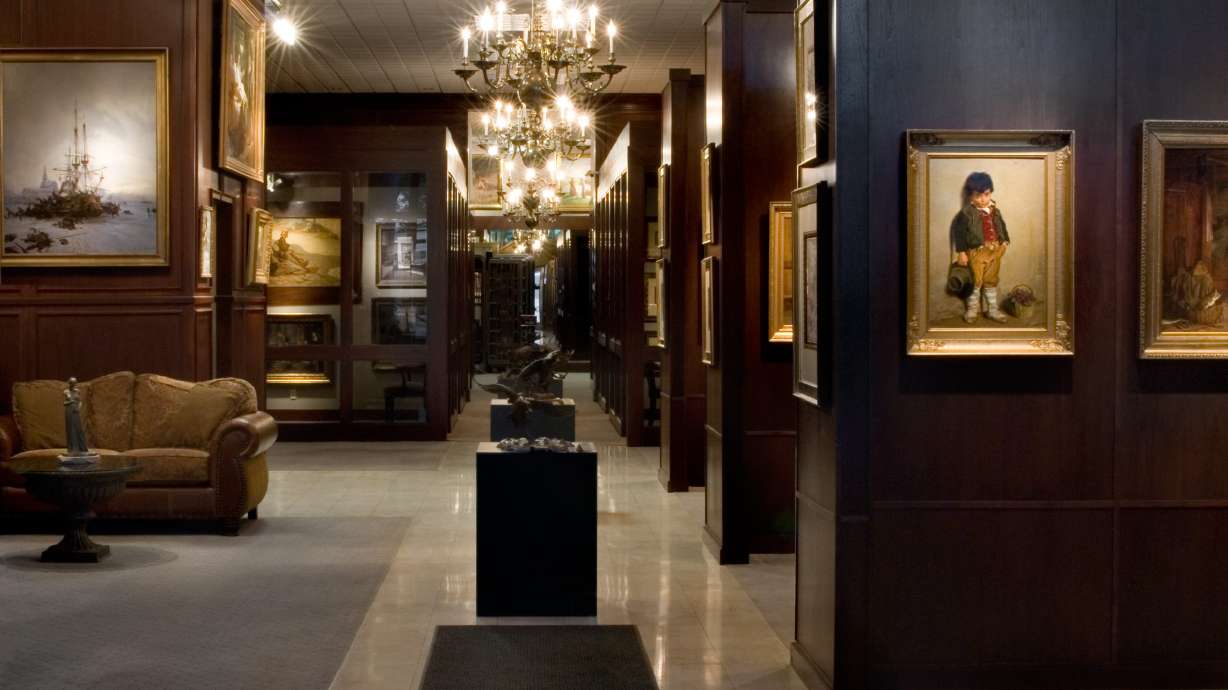 An undated photo of the interior of the Hope Gallery and Museum of Fine Arts. It opened on Main Street in 2007 and the building was sold in September.