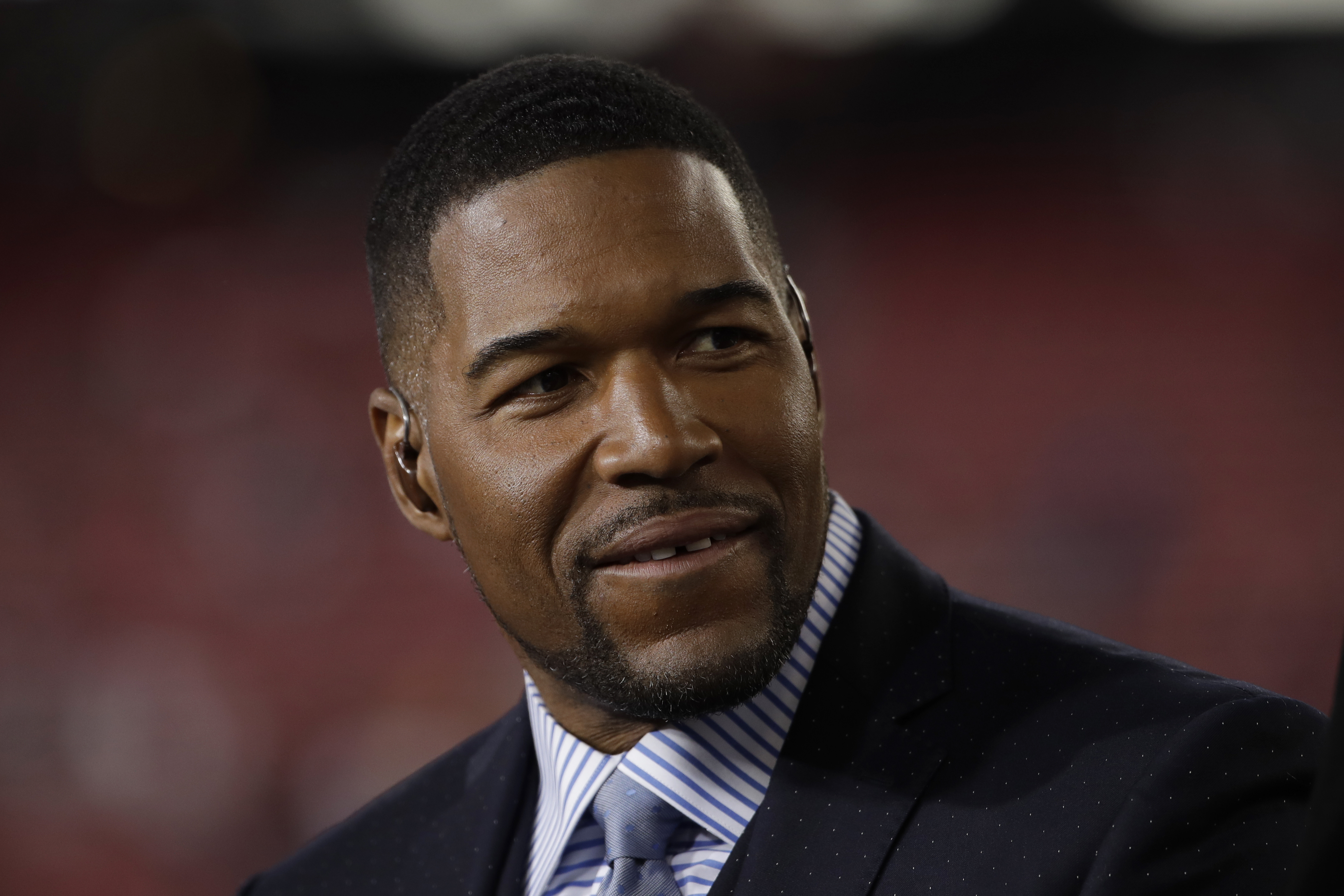 Michael Strahan will be among the crew on Blue Origin's next flight to space. The company said Tuesday that he will join Laura Shepard Churchley, the eldest daughter of Alan Shepard, on the flight.