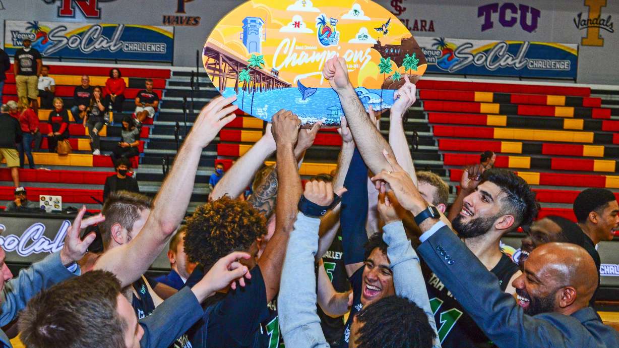 Six Wolverines scored in double figures as Utah Valley sprinted out to an early lead and held off Nicholls State, 74-63, to claim the first-ever SoCal Challenge championship. Fardaws Aimaq was named Tournament MVP and Aimaq and Connor Harding were both named to the All-Tournament team.