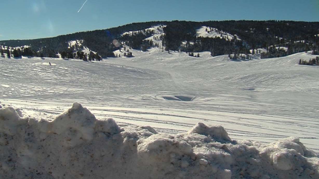 The Peter Sinks areas on Jan. 1, 2015. A temperature recorded there in 1985 remains the coldest in Utah's history.