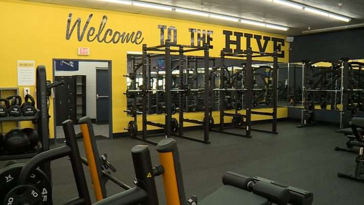 The inside of McKay's Beehive Fitness in Brigham City.