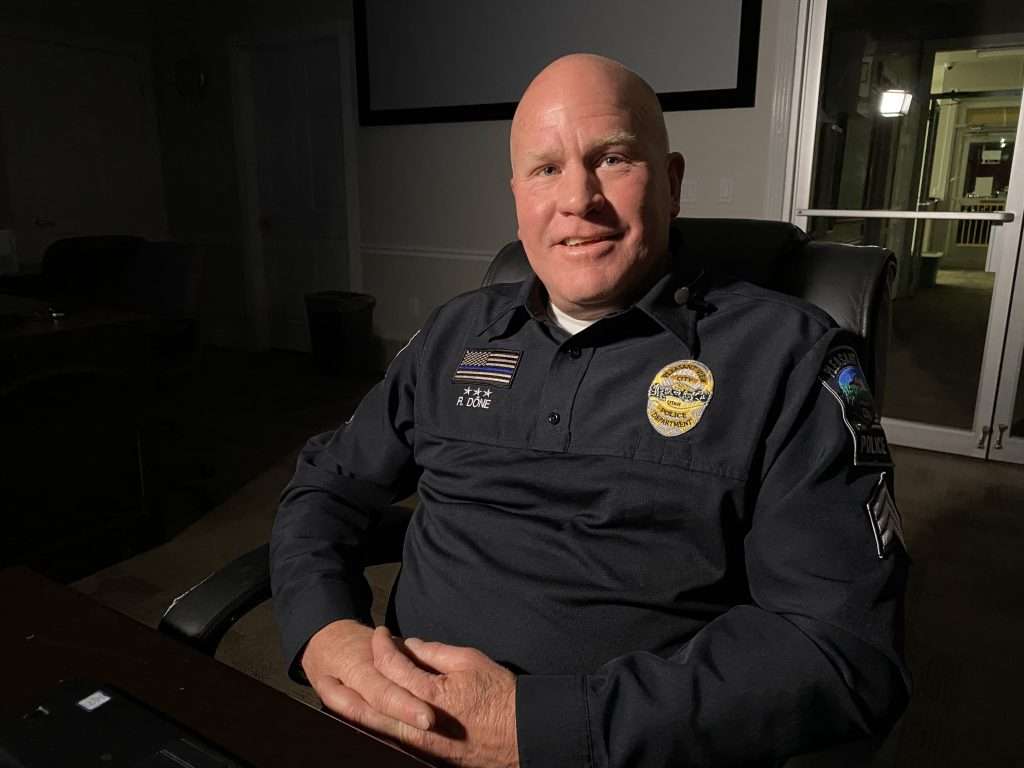 Sgt. Robbie Done with the Pleasant View Police Department.