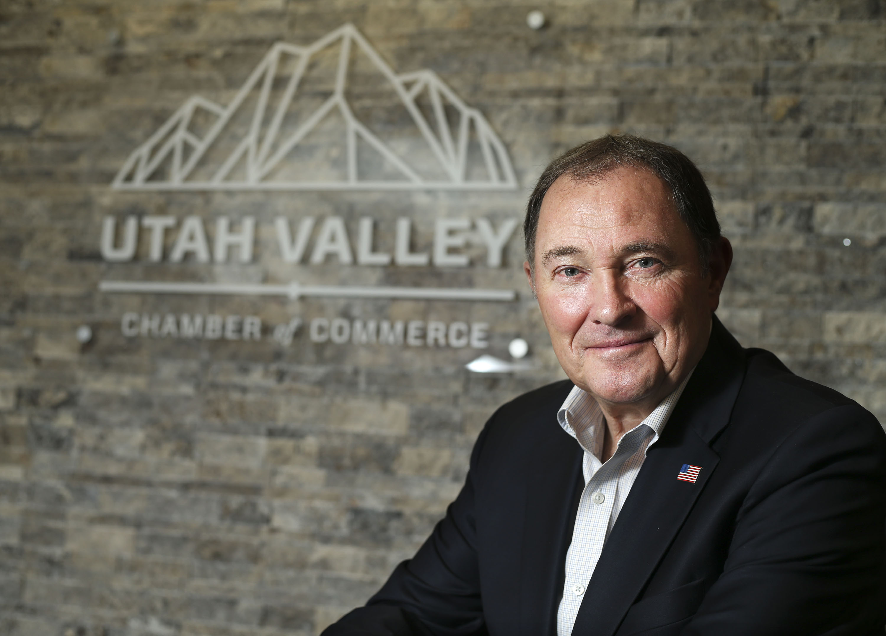 Former Utah Gov. Gary Herbert is photographed at the Utah Valley Chamber of Commerce in Provo on May 6.