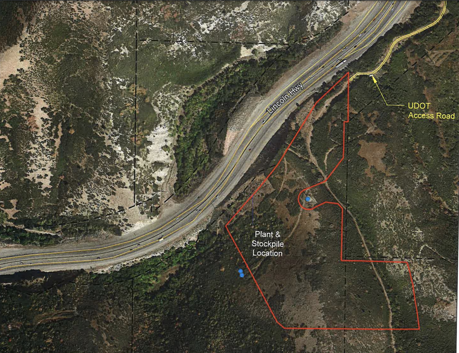 This map shows the general area of I-80 South Quarry. The first proposal calls for a 20-acre mine in Parleys Canyon used for extracting materials needed for construction. The state denied the request in December and Tree Farm is appealing the decision.