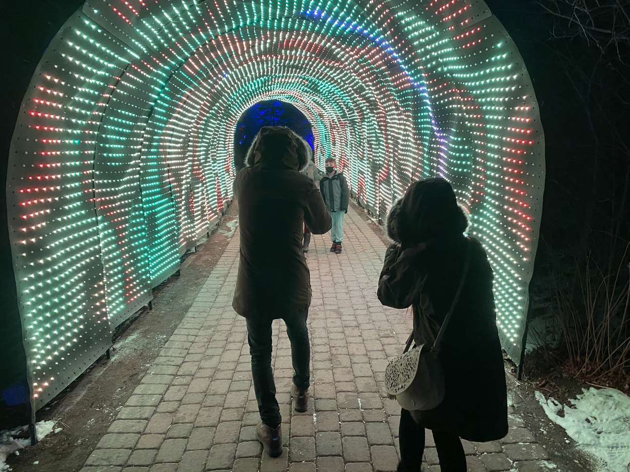 Instagram-worthy Christmas light displays you can't miss at Thanksgiving Point's Luminaria