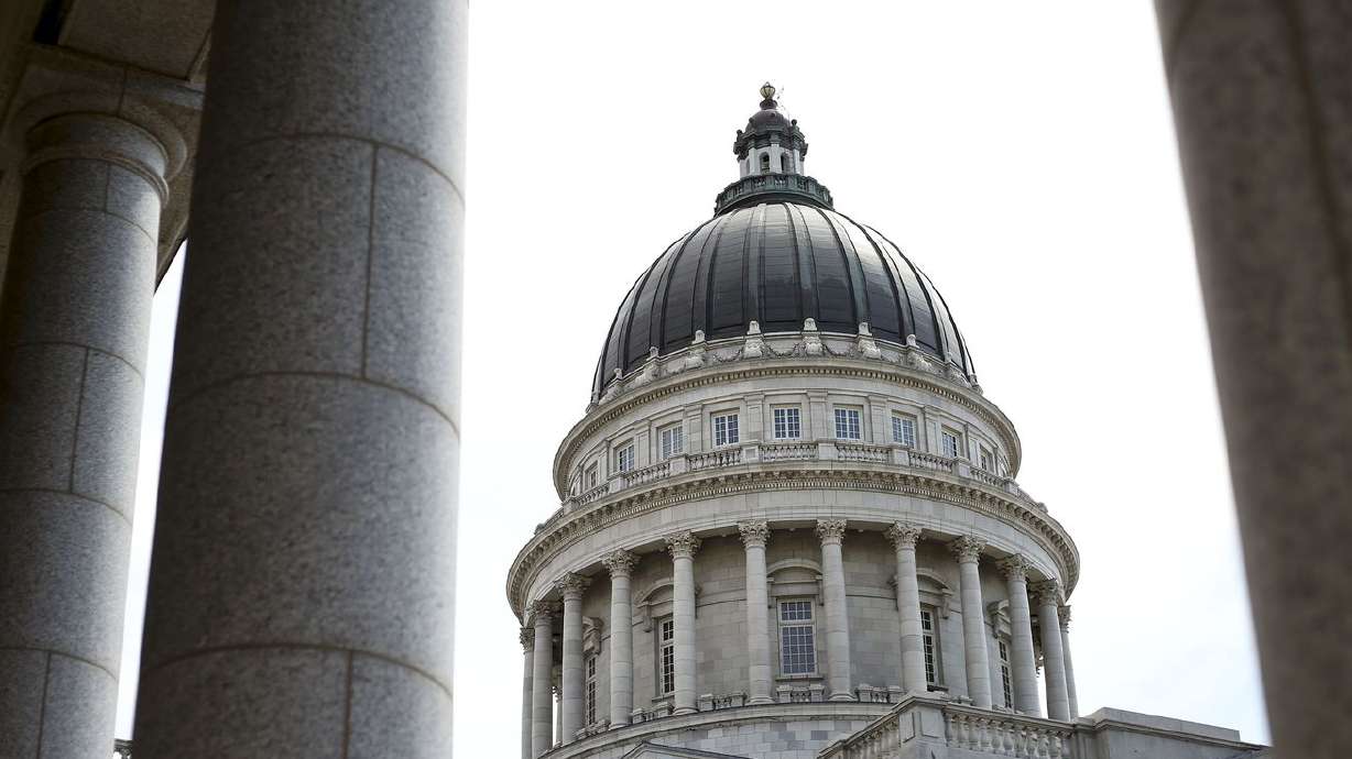 The Capitol in Salt Lake City is pictured on Wednesday,
June 16. According to a new Cato Institute report, Freedom in
the 50 States, the Beehive State isn’t as free as you might
imagine.