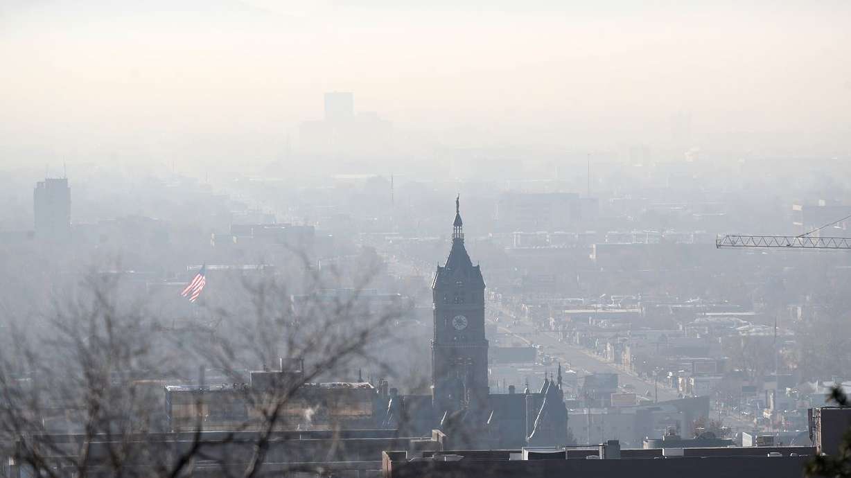 An inversion begins to fill the Salt Lake Valley on Monday. Storms are headed this way early next week that could bring snow and rain in northern Utah’s mountains. Later in the week, a more impactful storm could envelop the entire state.