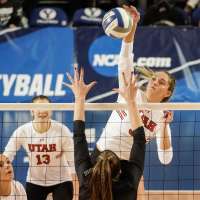Utes advance to 2nd round following 4-set win over Utah Valley