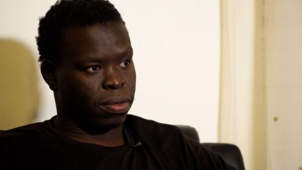 Thomas Joker speaks about his brother, Anei Joker, who wounded two police officers before he was fatally injured in a firefight.
