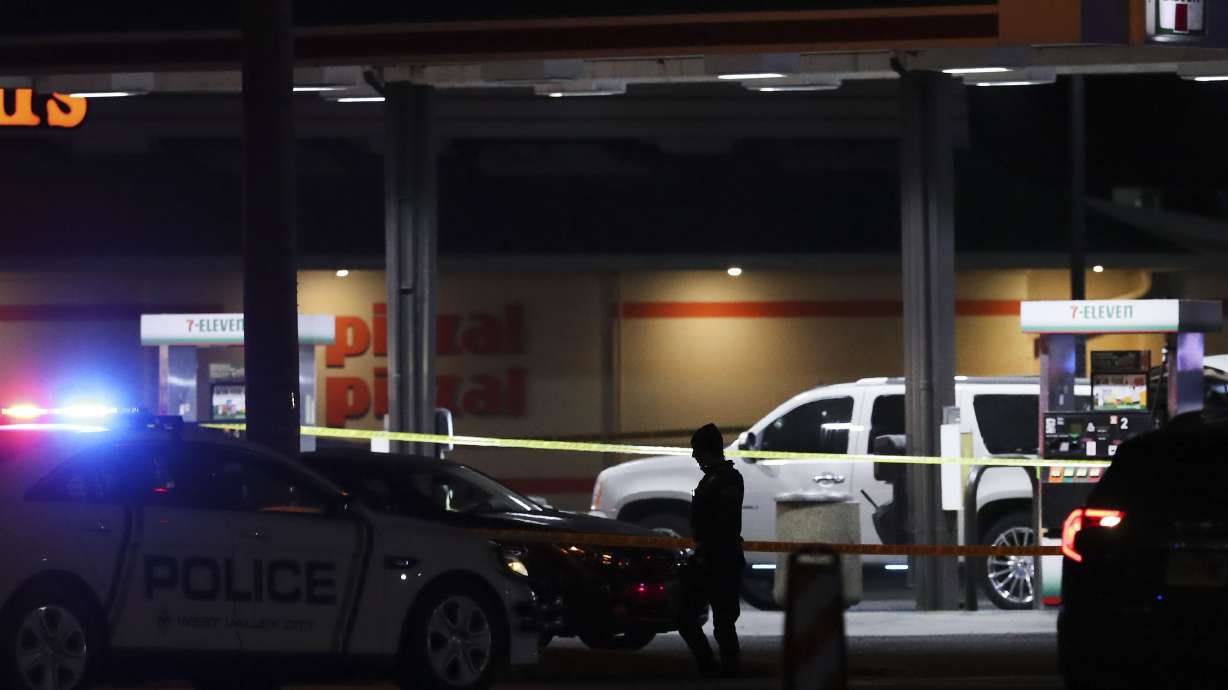 Two police officers were shot and a gunman was killed during a Dec. 1 shootout at 4110 S. Redwood. That incident, the shooting death of a University of Utah football player and an unsolved Millcreek killing are all linked to members of the same gang.