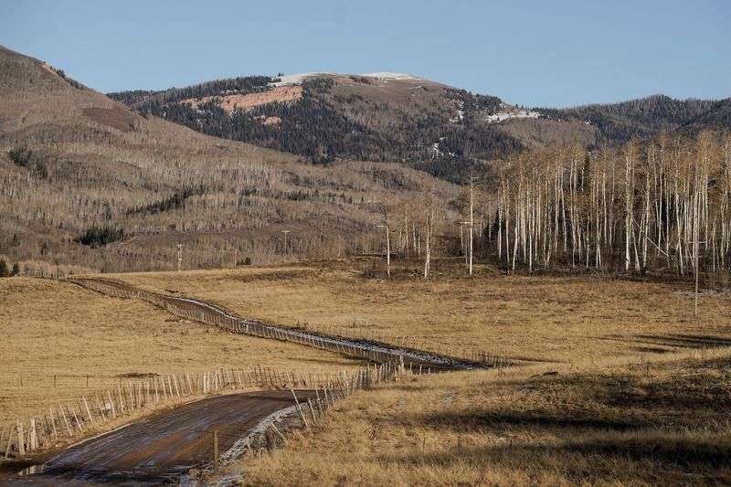 Thousands Peaks Ranch, where the TV series "Yellowstone” was shot, is pictured in Oakley, Summit County, on
Dec. 2.