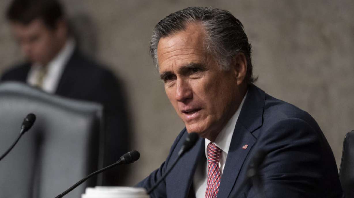 Sen. Mitt Romney said Wednesday that background checks and updating background check technology is something that is an appropriate federal responsibility.