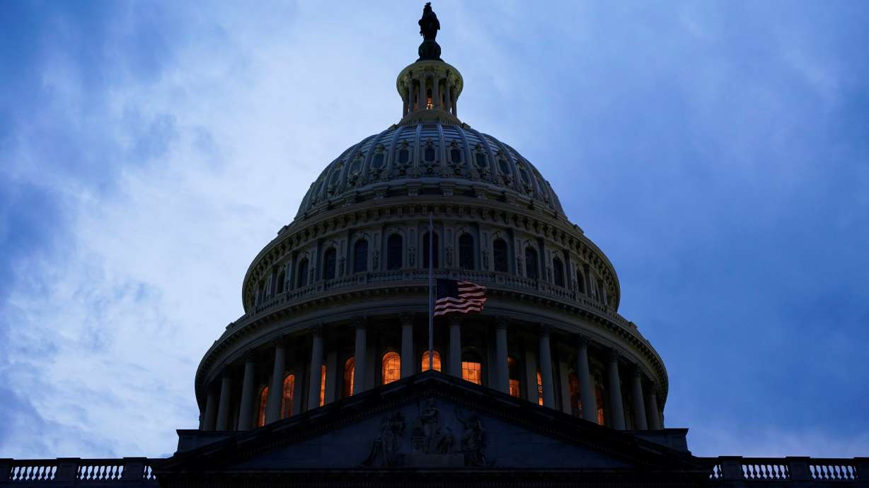 The U.S. Capitol building is seen in Washington, Monday.