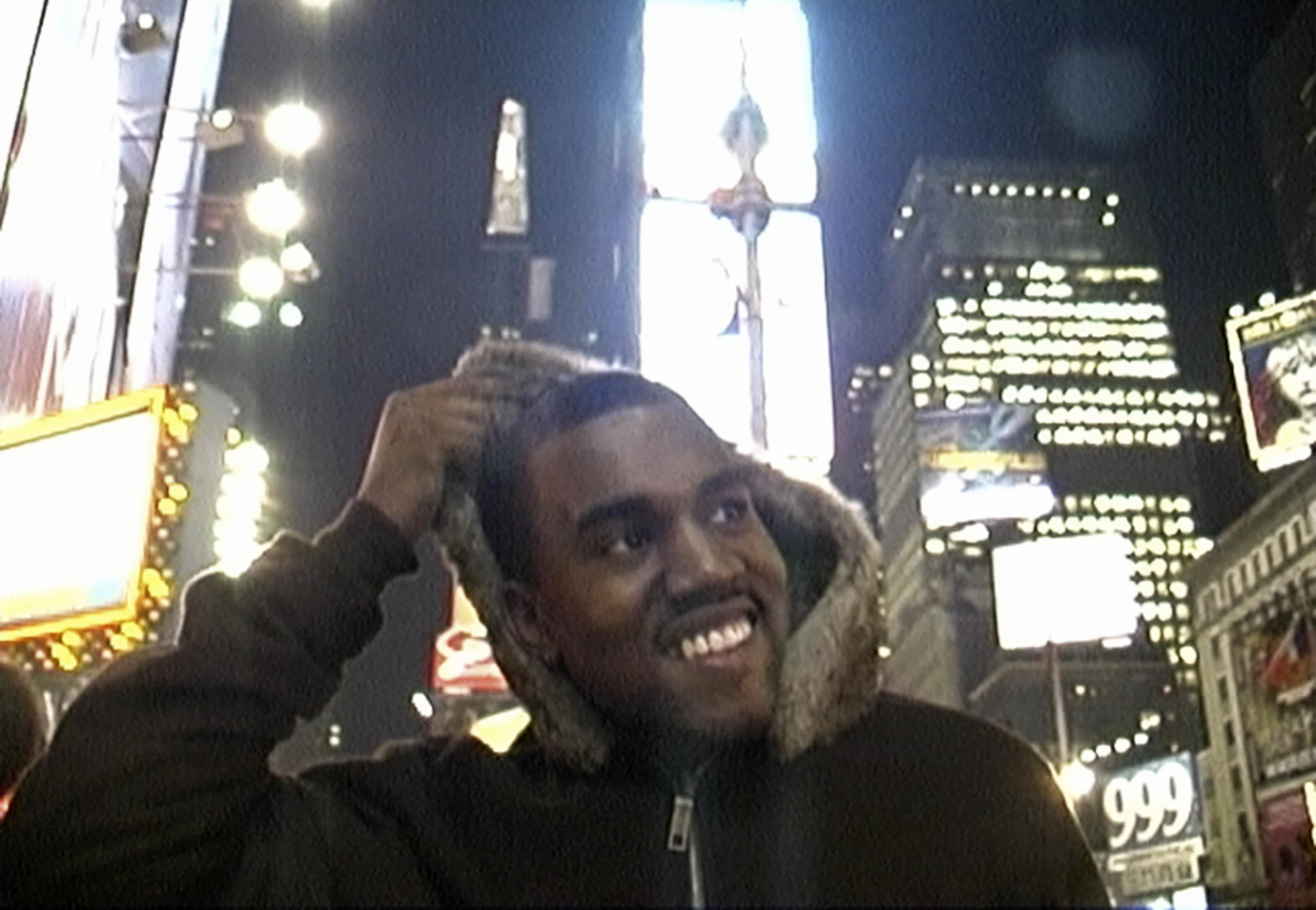 This image released by Netflix shows Kanye West in a scene from the documentary "jeen-yuhs: A Kanye Trilogy." The film will premiere at the 2022 Sundance Film Festival. 