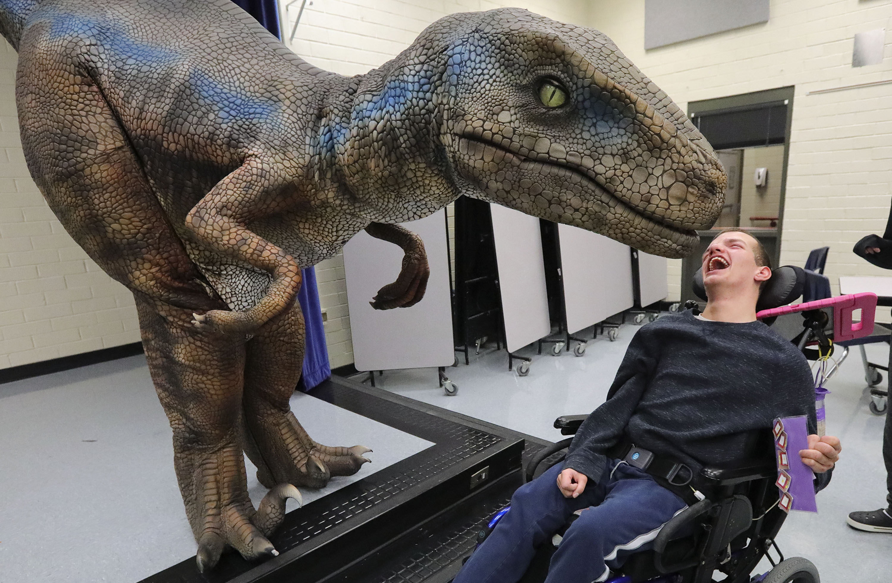 Jordan Valley School students surprised with lifelike and lifesize