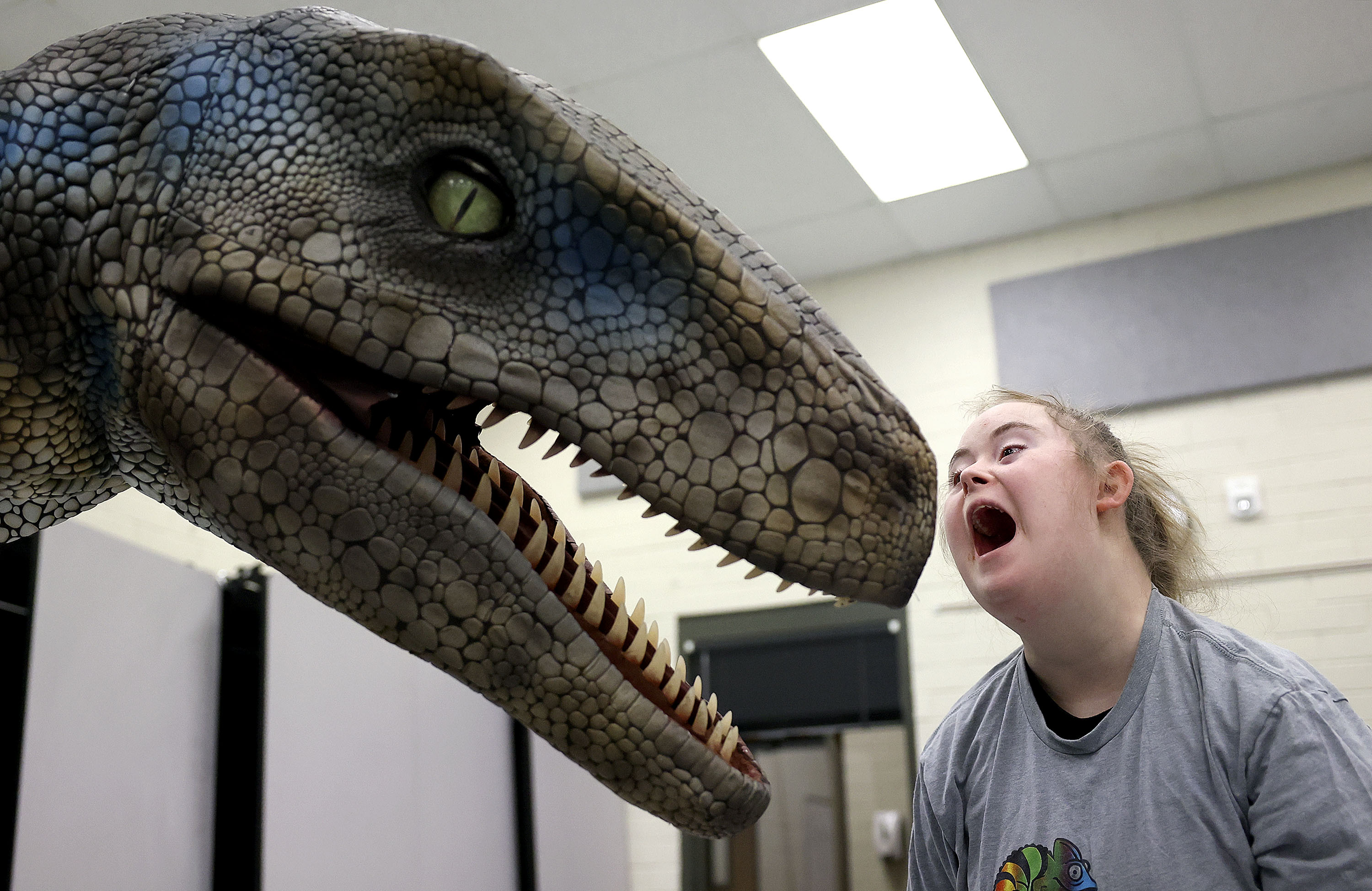 Jordan Valley School students surprised with lifelike and lifesize