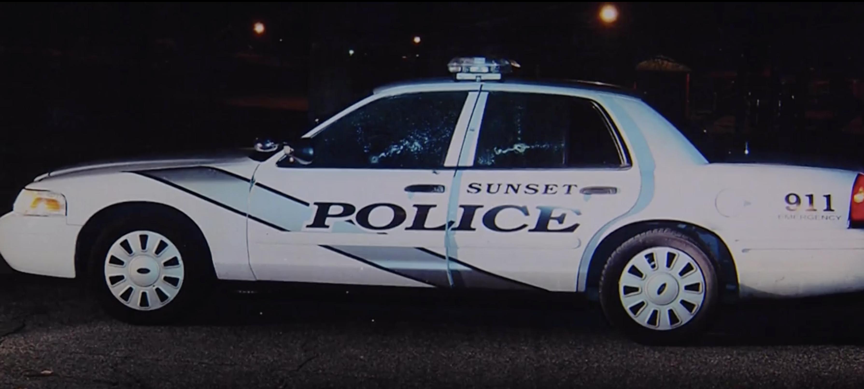 Bullet holes are visible in this Sunset police vehicle after Zane Openshaw fired eight rounds at the car with officer Jared Jensen inside in 2012. Jensen is calling for justice reform after Openshaw has been paroled after serving eight years of a five-years-to-life sentence.