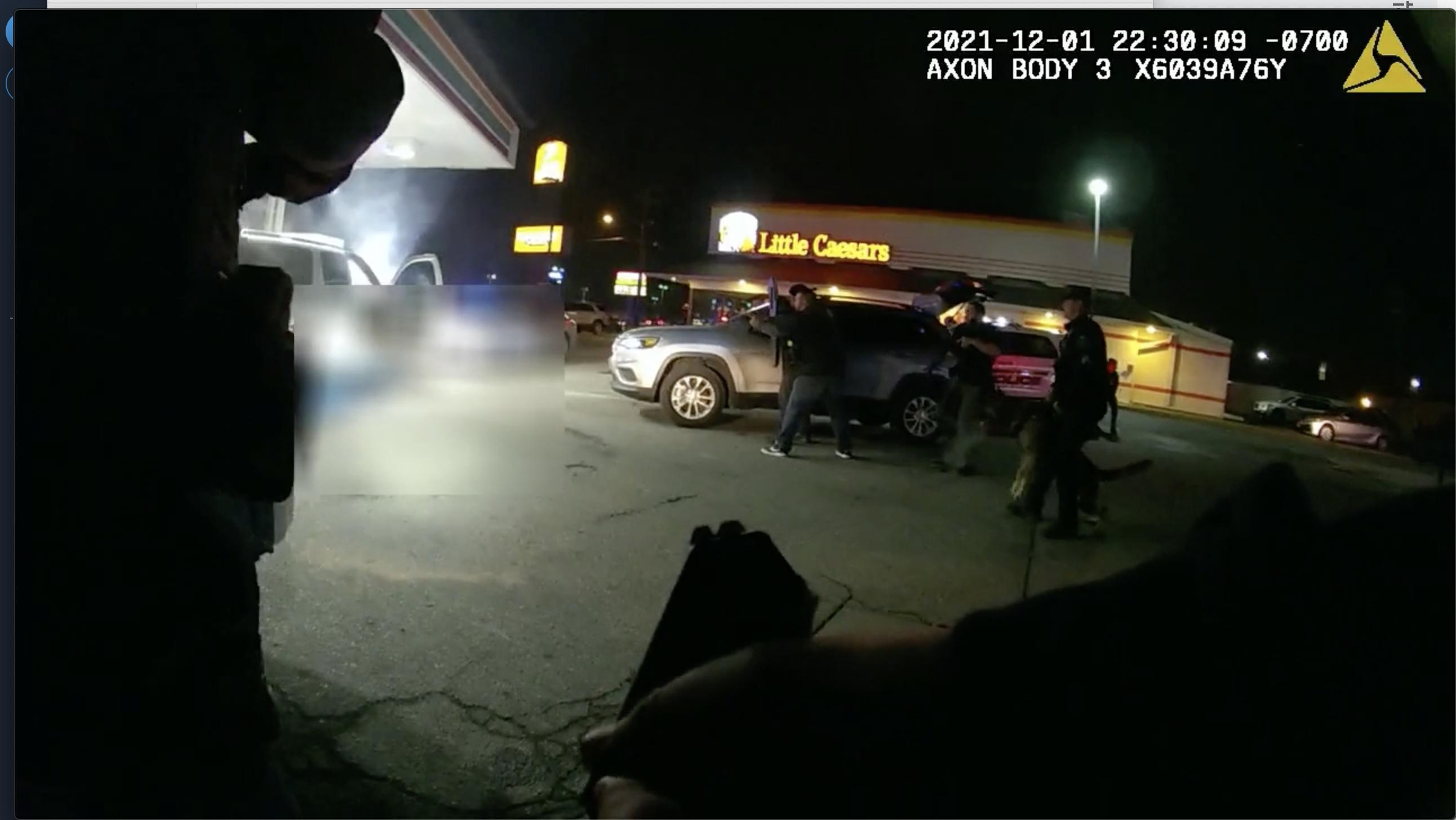 More than a dozen body camera videos from officers involved in the deadly Dec. 1 shootout in a 7-Eleven parking lot between police and a man wanted for investigation of violent offenses were released Wednesday.