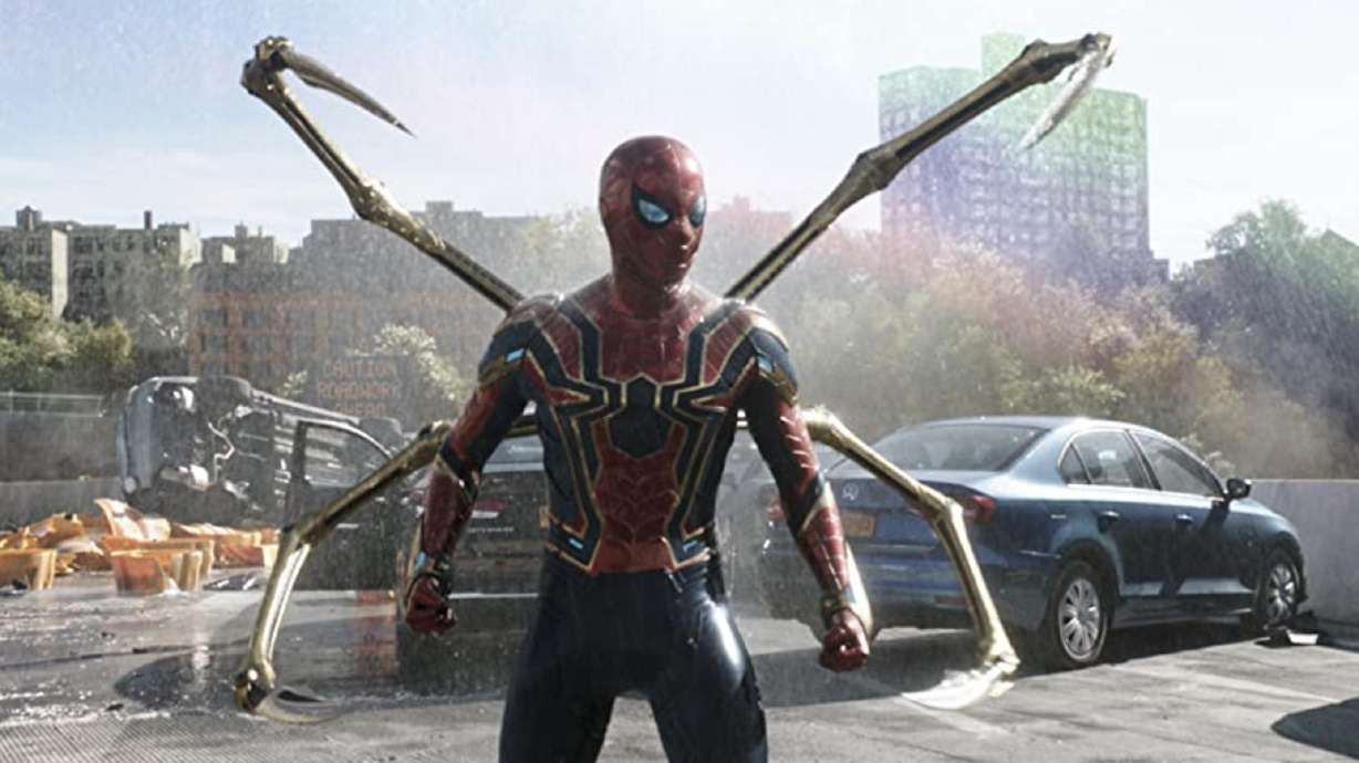 Tom Holland in "Spider-Man: No Way Home" (2021).