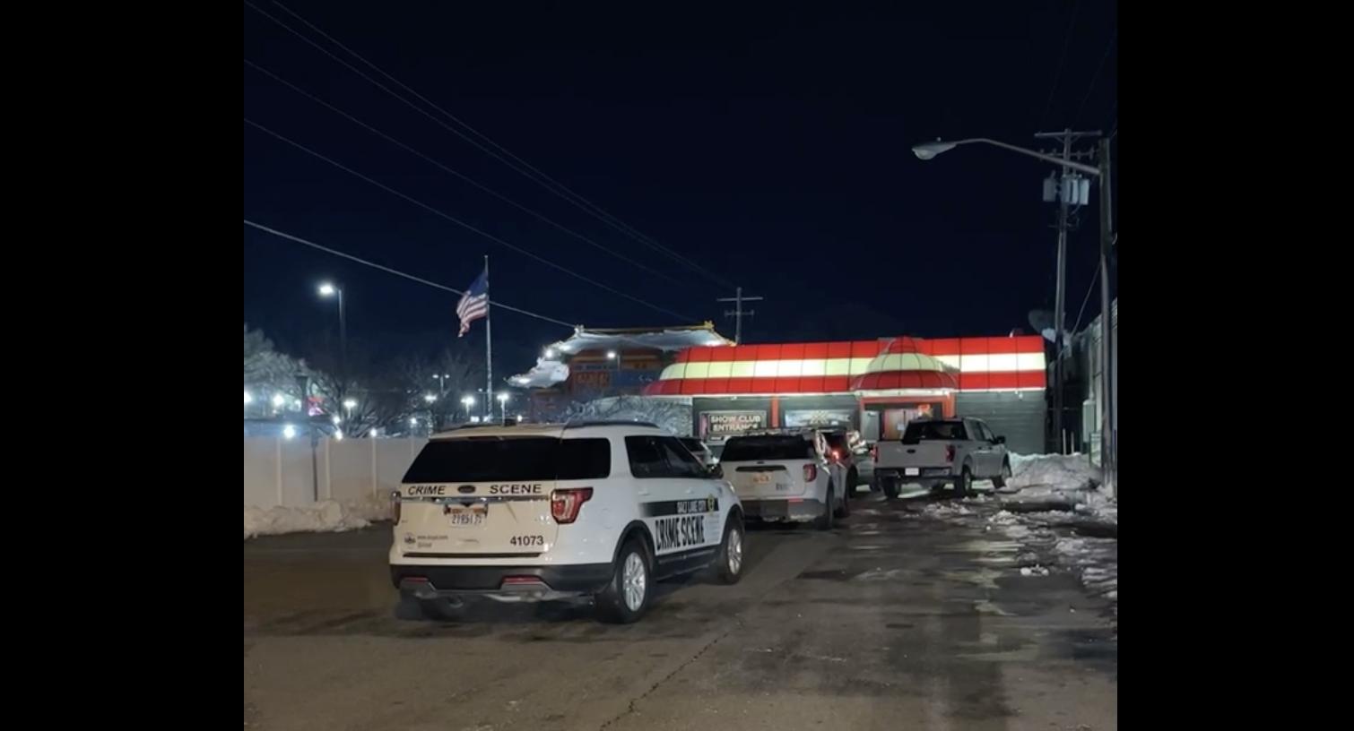 A South Salt Lake strip club on Dec. 18, 2021, after Cherokee Soloman Aiko was shot and killed over a cellphone dispute. Romalice Latrell Williams was sentenced to prison on Aug. 6 for the murder.