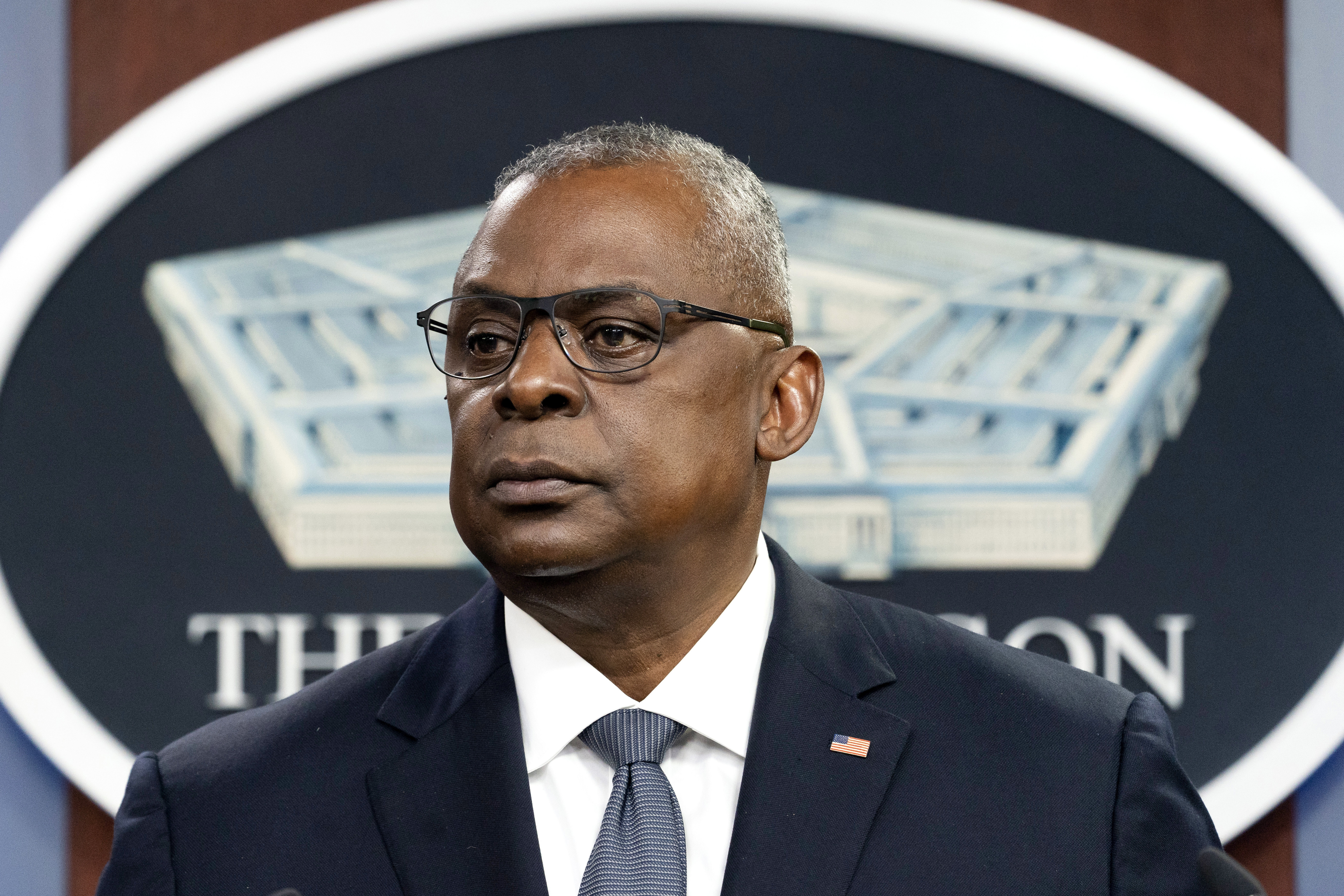 Secretary of Defense Lloyd Austin pauses while speaking during a media briefing at the Pentagon on Nov. 17, 2021, in Washington.  Warning that extremism in the ranks is increasing, Pentagon officials issued detailed new rules Monday prohibiting service members from actively engaging in extremist activities.