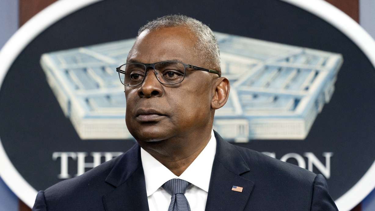Secretary of Defense Lloyd Austin pauses while speaking during a media briefing at the Pentagon on Nov. 17, 2021, in Washington. Warning that extremism in the ranks is increasing, Pentagon officials issued detailed new rules Monday prohibiting service members from actively engaging in extremist activities.