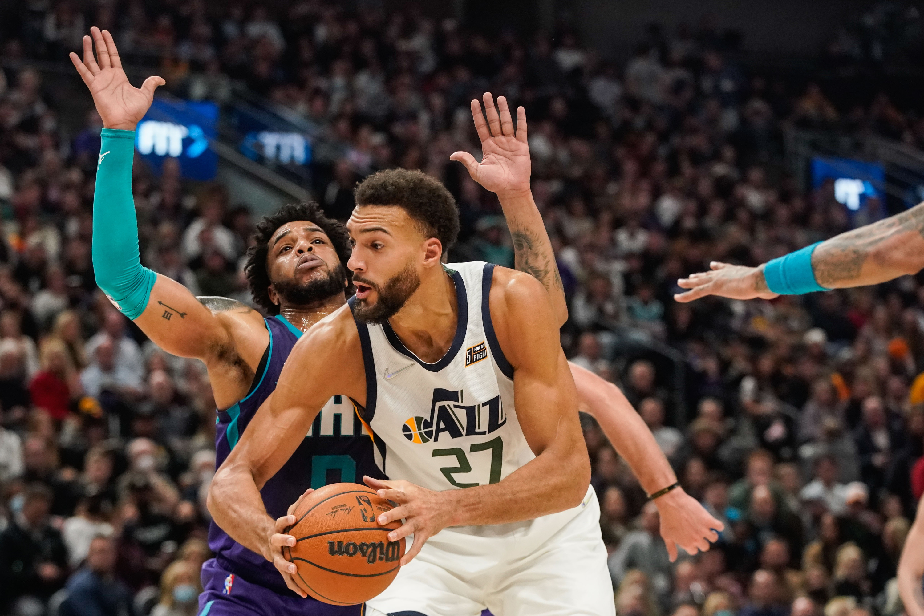 Gobert's career-night from the free-throw line highlights his offensive evolution
