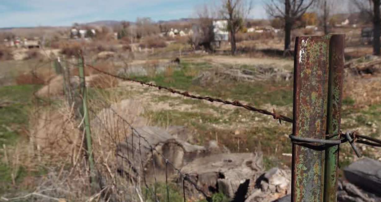 Evan Quilter's property in Gunnison. Sanpete County apparently erroneously sold some of Quilter's family property back in 1986.