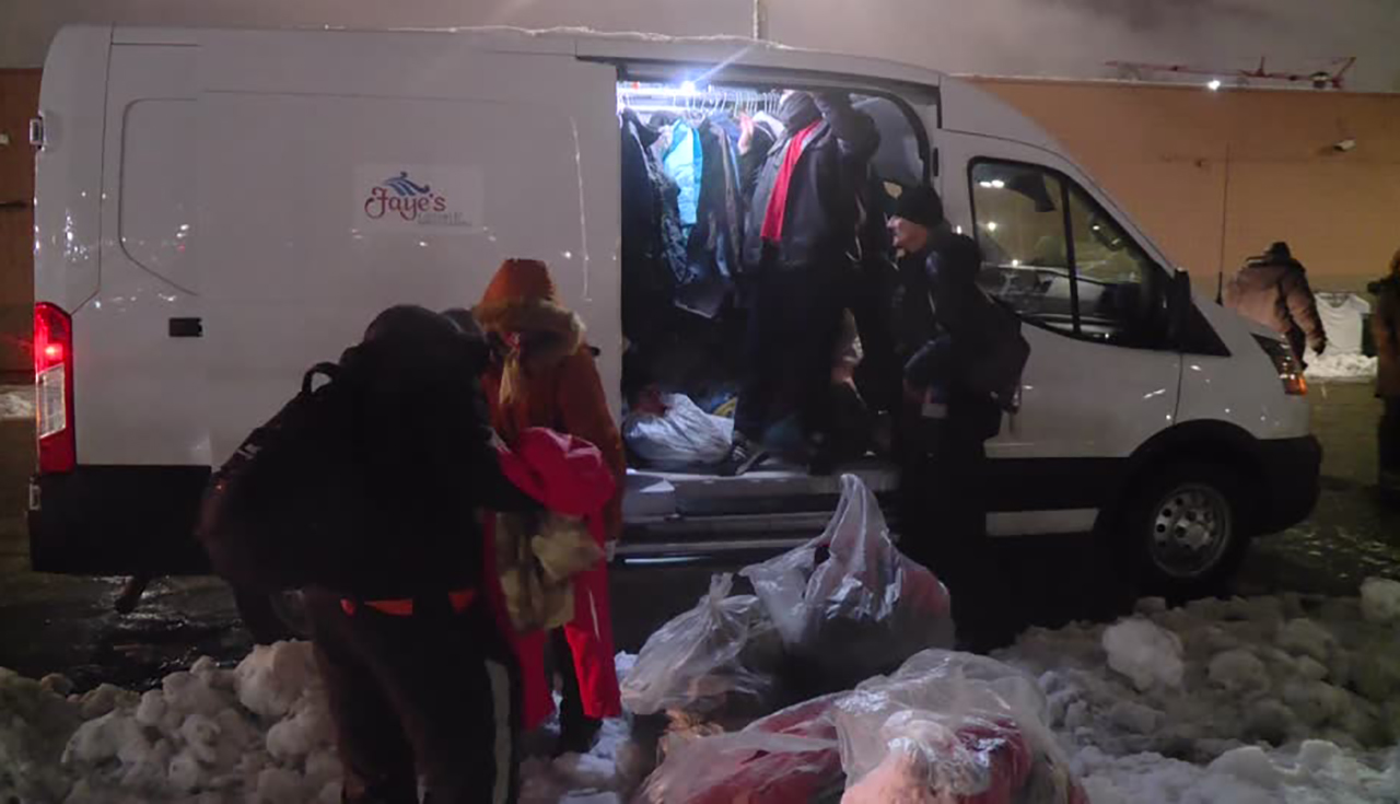 Several groups hoping to make a difference for the unsheltered accelerated plans for a mass distribution of coats in Salt Lake City, Thursday.