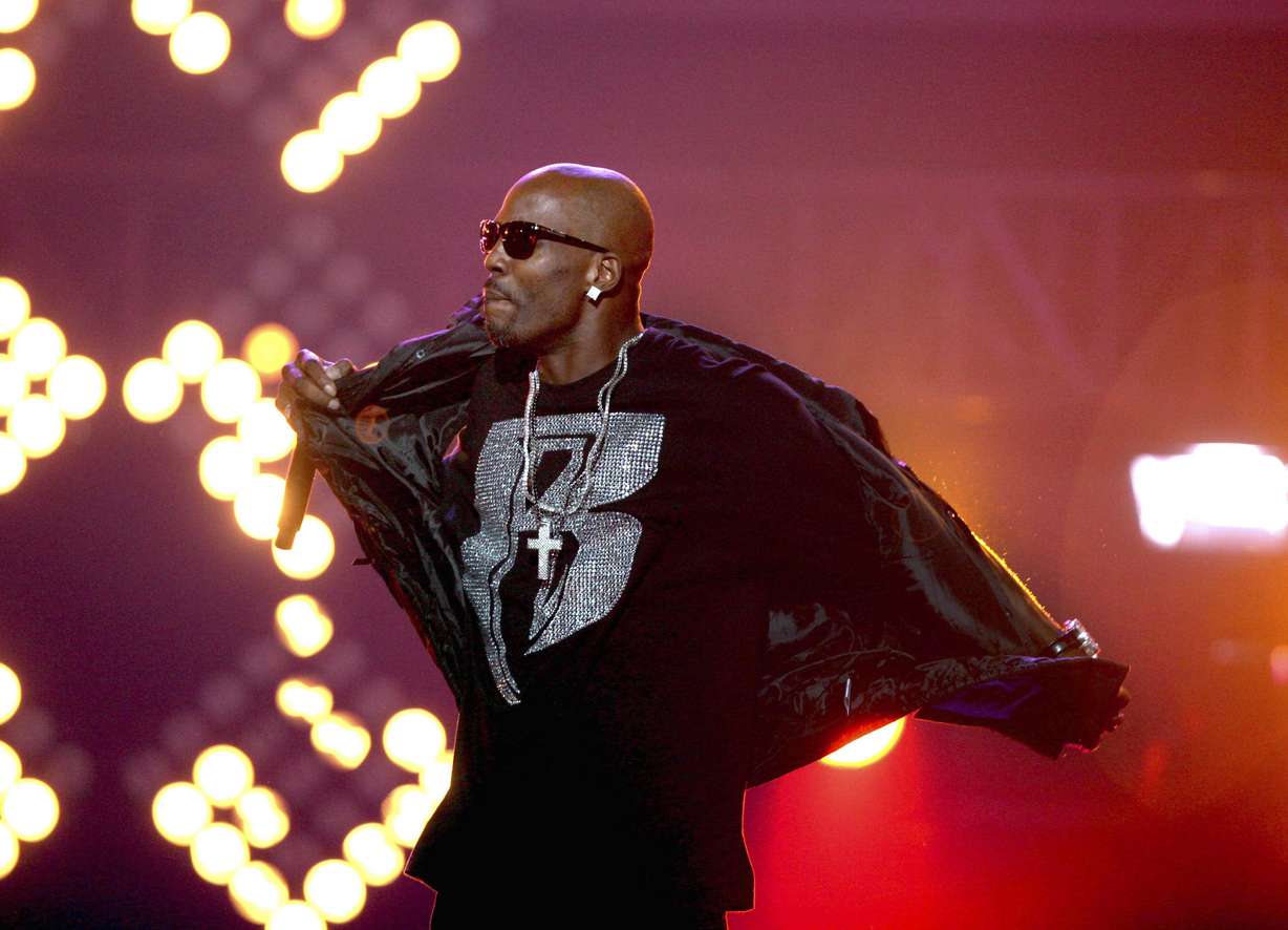 DMX performs during the BET Hip Hop Awards in Atlanta on Oct. 1, 2011. The family of rapper DMX says he has died on April 9, 2021, after a career in which he delivered iconic hip-hop songs such as "Ruff Ryders' Anthem."