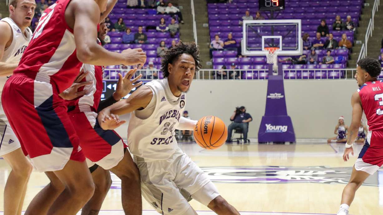 Weber State welcomes Fresno State to the Dee Events Center in Ogden on Dec. 23, 2021.