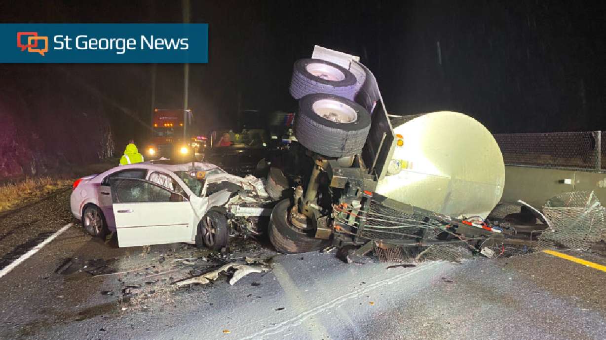 A fatal crash occurred on southbound I-15 near mile marker 14, Virgin River Gorge, Arizona, Friday.