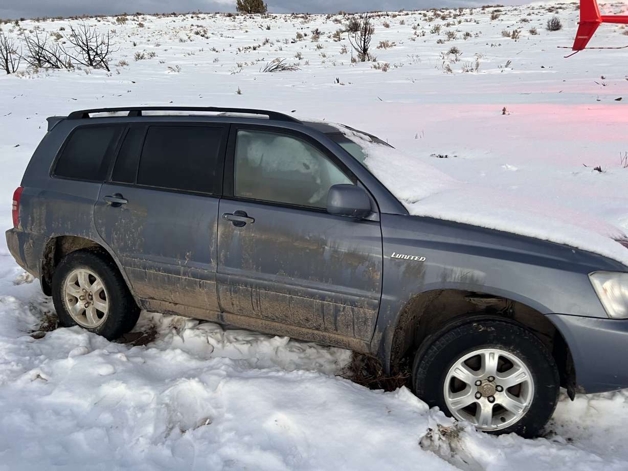 Ethan Hunt's car was found near Erickson Pass on Friday.