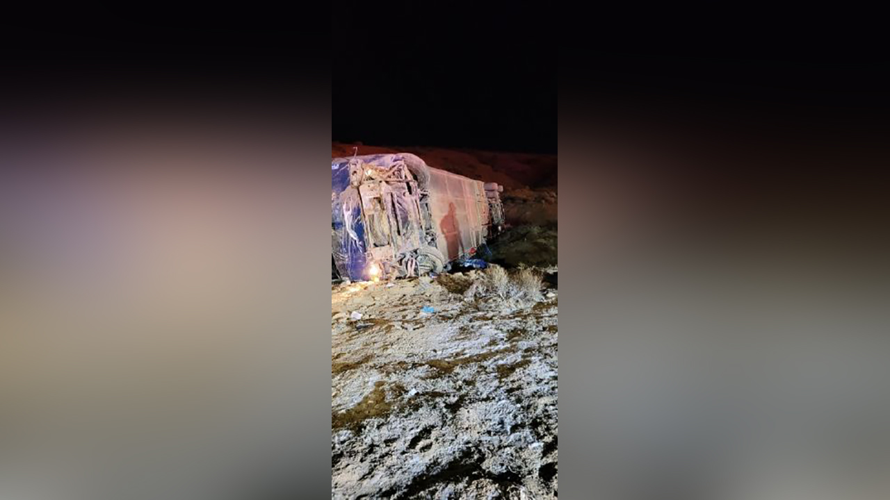 A Greyhound bus crashed late Monday on I-70, injuring at least 20 people, troopers said.