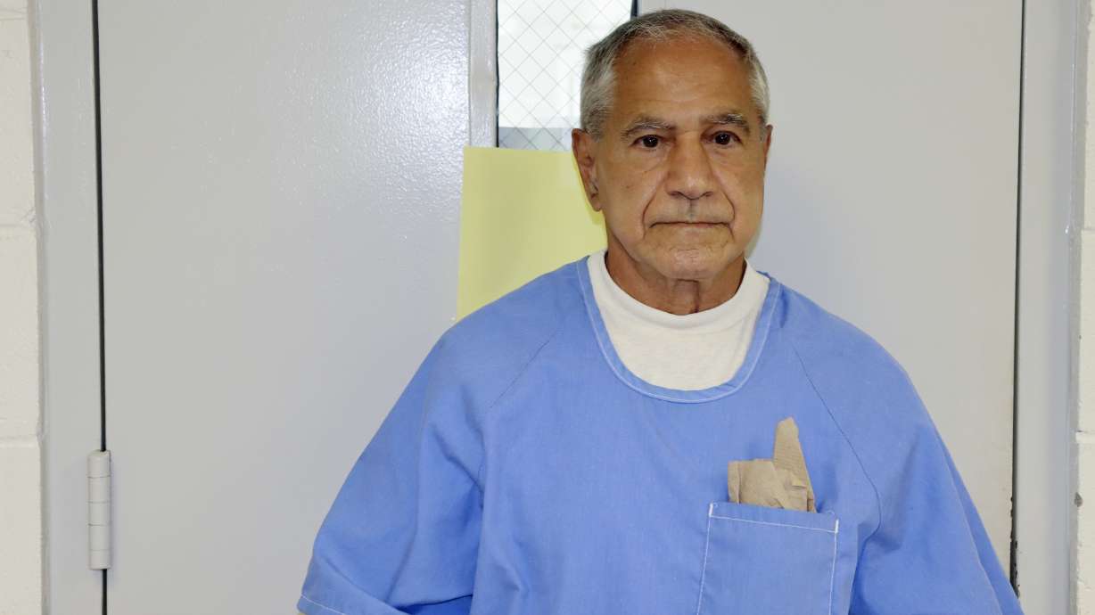 Sirhan Sirhan arrives for a parole hearing on Aug. 27 in San Diego. Gov. Gavin Newsom has until sometime in January 2022 to allow or block the parole recommendation for Sirhan, who killed Robert F. Kennedy.