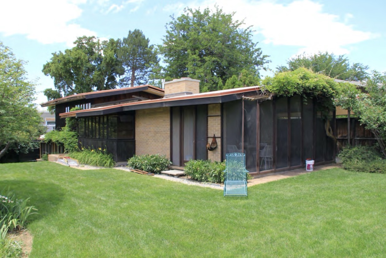 An undated photo of the Burtch W. Jr. and Susan Beall House. It was designed by Burtch Beall and built in 1955, as one of many buildings he designed in Utah.