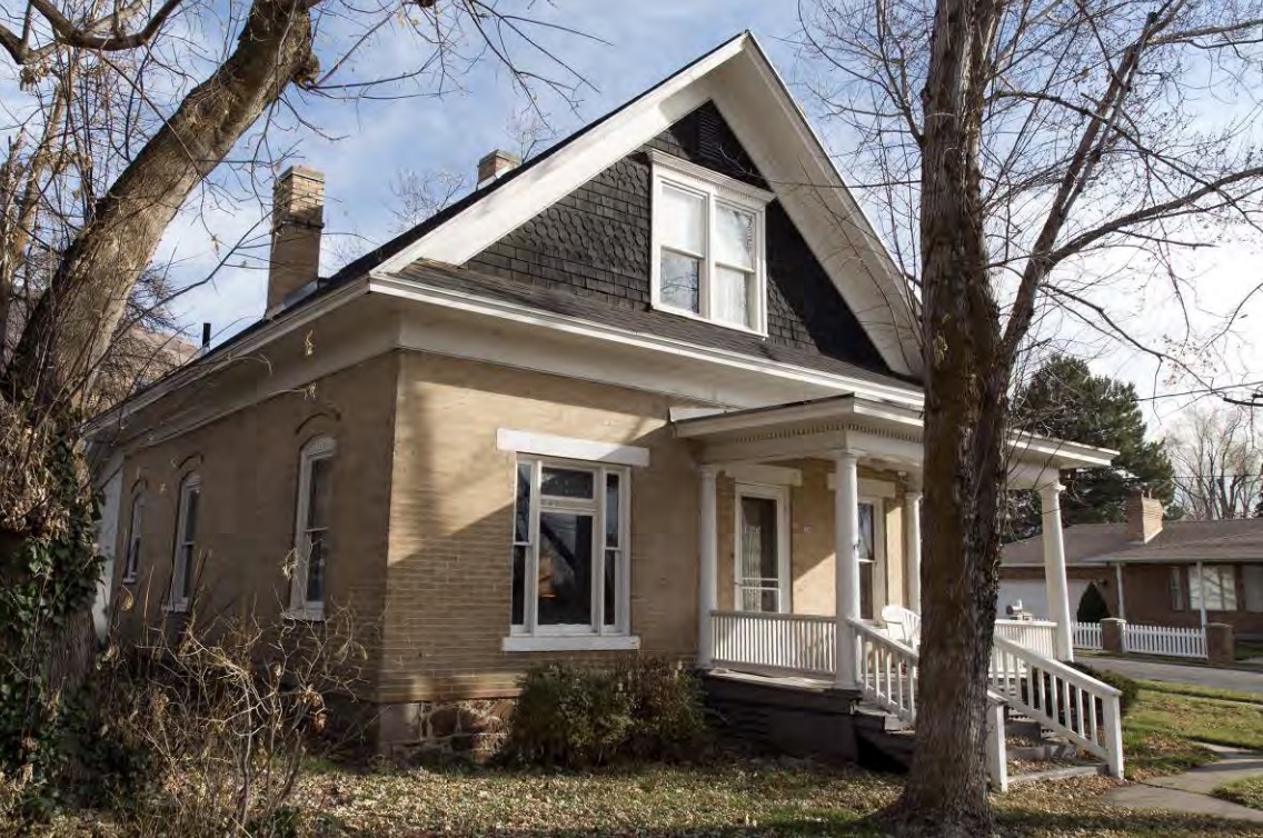 The exterior of the Cheney House earlier this year. The home was designed in 1906 and constructed the following year.
