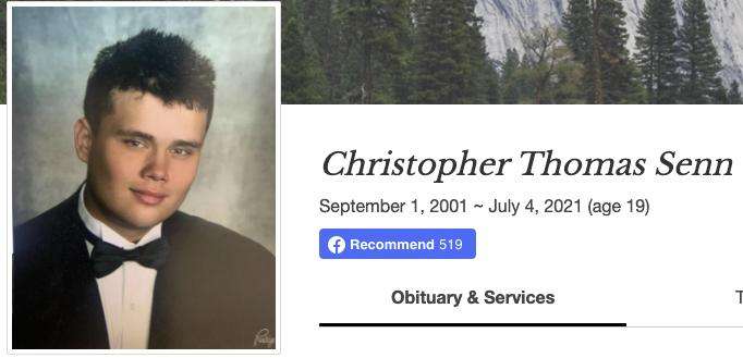 Christopher Thomas Senn, 19