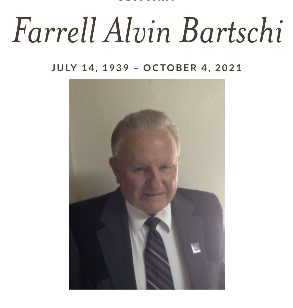 Farrell Bartschi, 82