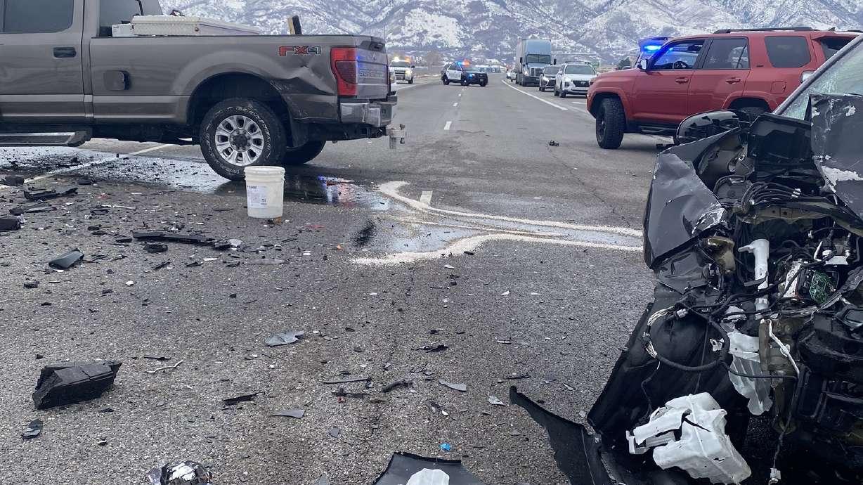 A 2-year-old boy died Monday night after a crash in Layton, police said.