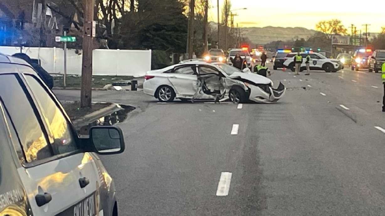 One man was killed in a crash on Thursday in South Salt Lake.