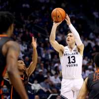 Barcello's first-half heroics help BYU pull away from Pacific in WCC opener