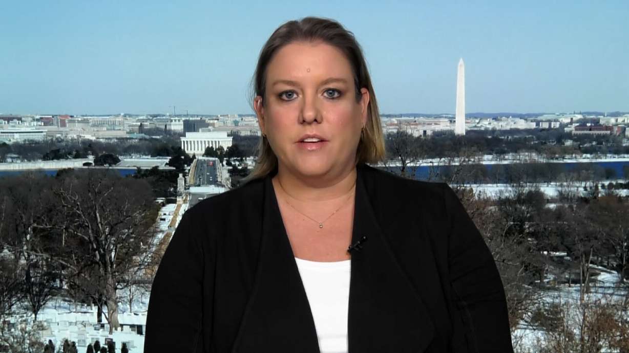 Katie Harbath speaks on CNN's Reliable Sources on Sunday.