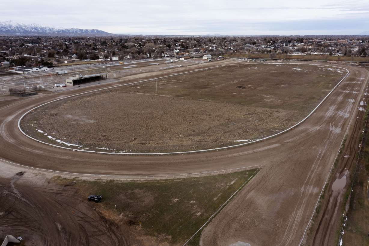 The Salt Lake County Equestrian Center in South Jordan is pictured on Friday. Utah State University will assume ownership of the center after years of debate over the viability of the facility. One significant change will be eliminating the racetrack at the facility.
