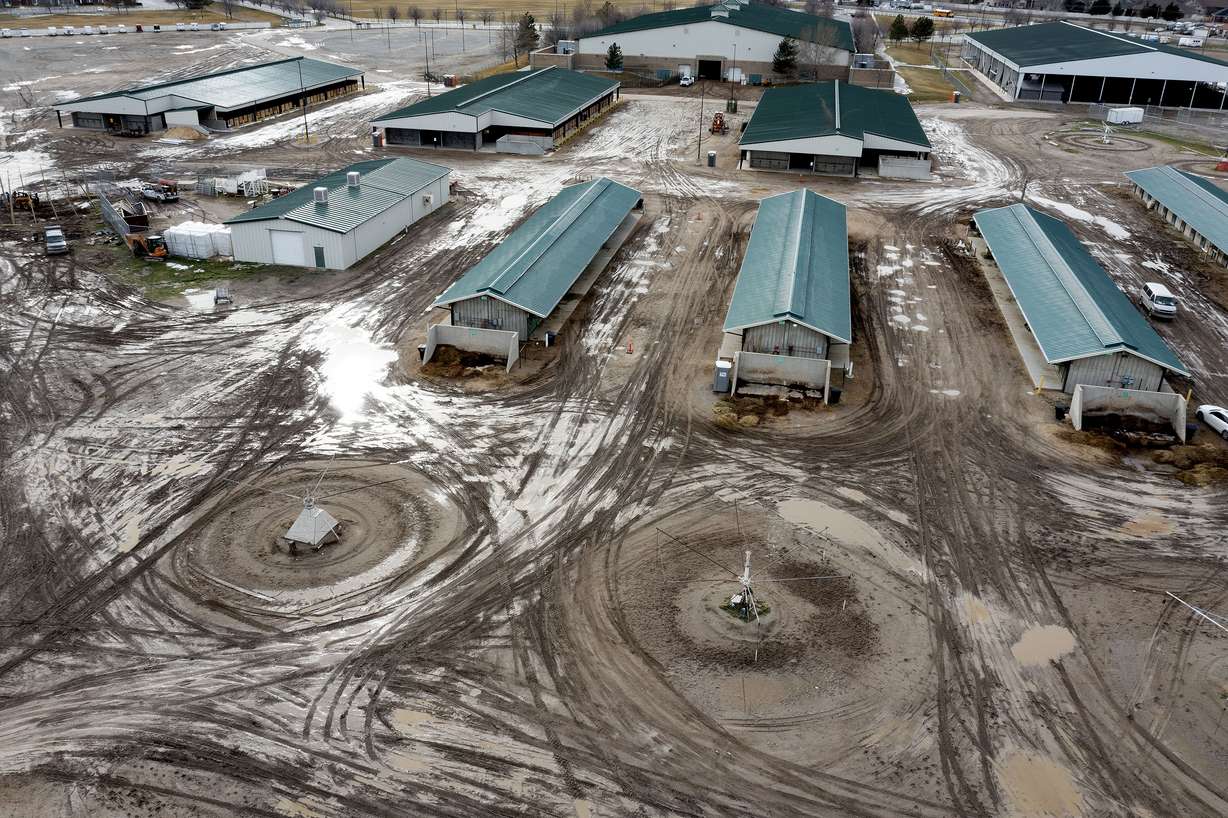 The Salt Lake County Equestrian Center in South Jordan is pictured on Friday. Utah State University will assume ownership of the center after years of debate over the viability of the facility.