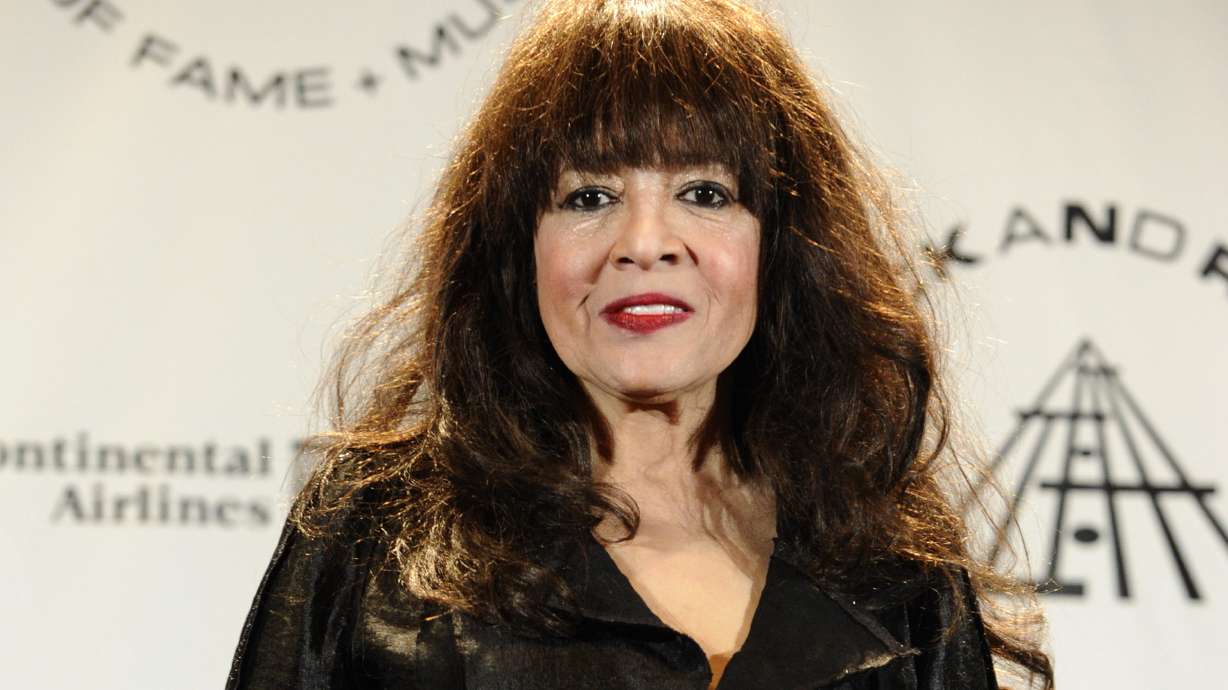 Ronnie Spector appears in the press room after performing at the Rock and Roll Hall of Fame induction ceremony on March 15, 2010, in New York. Spector, the cat-eyed, beehived rock 'n' roll siren who sang such 1960s hits as "Be My Baby," "Baby I Love You" and "Walking in the Rain" as the leader of the girl group the Ronettes, has died.