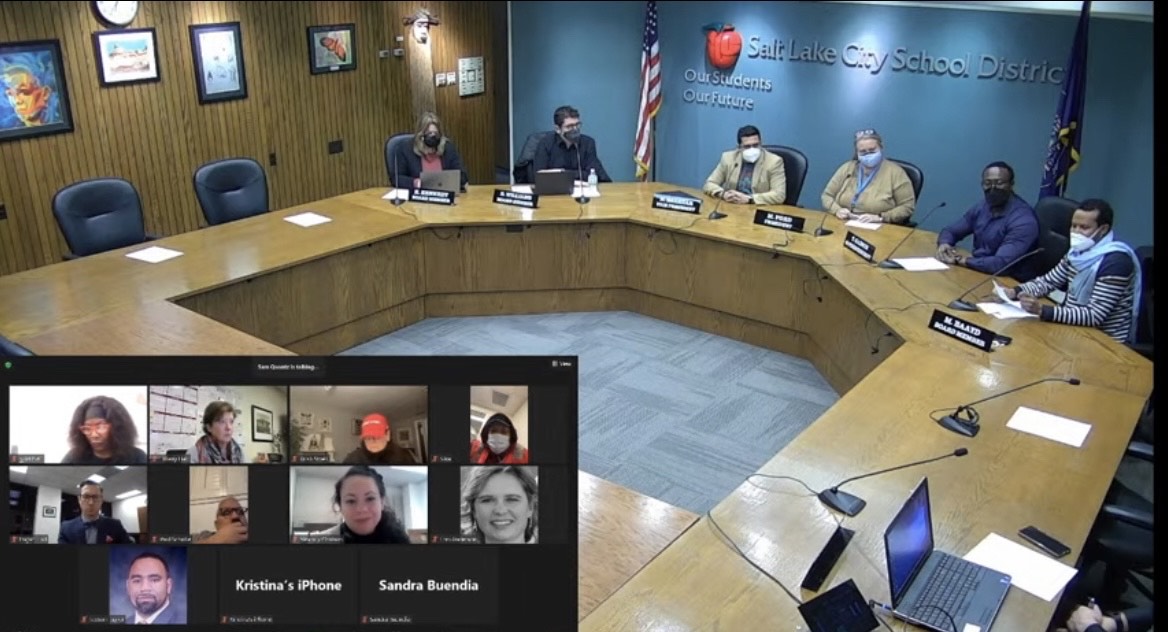 Salt Lake County School District unanimously voted Friday evening to move its schools to online learning next week.