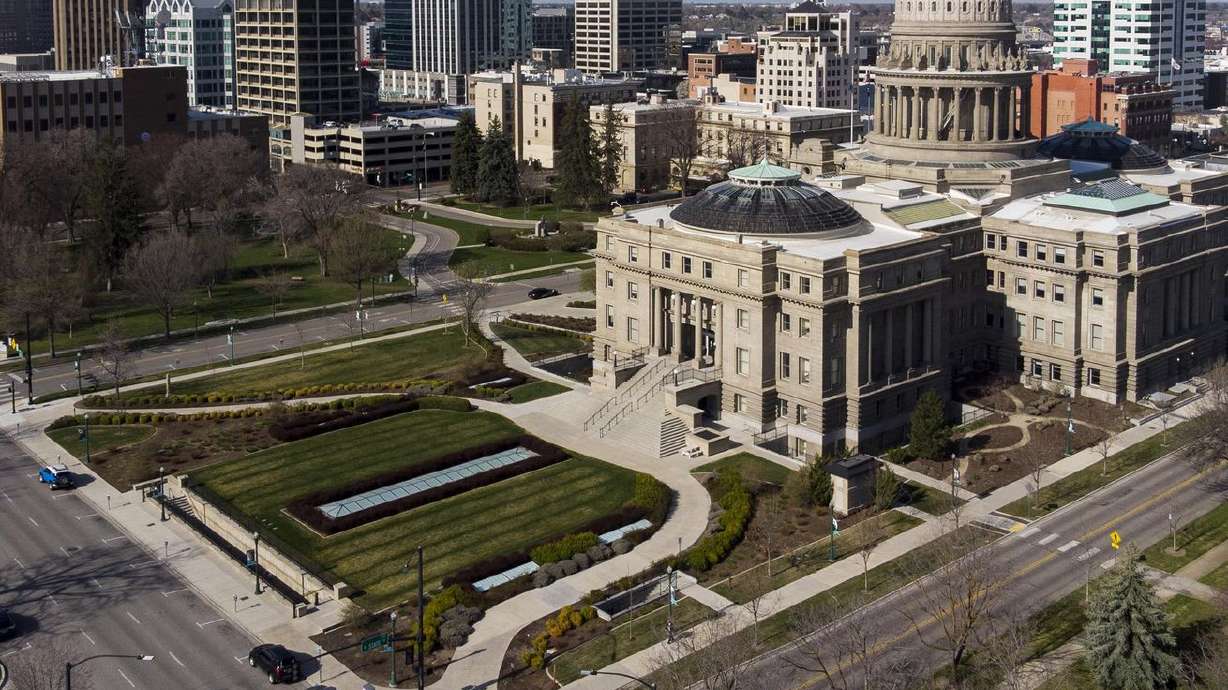 The Statehouse and skyline of Boise, Idaho, is seen in this March 27, 2020, photo. The Boise area leads the nation’s
list of "hot” job markets.
